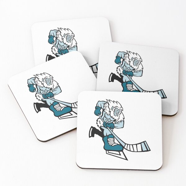 Item preview, Yeti Ice Hockey Player Mascot designed and sold by patrimonio.