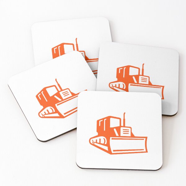 Item preview, Red Bulldozer Icon designed and sold by patrimonio.