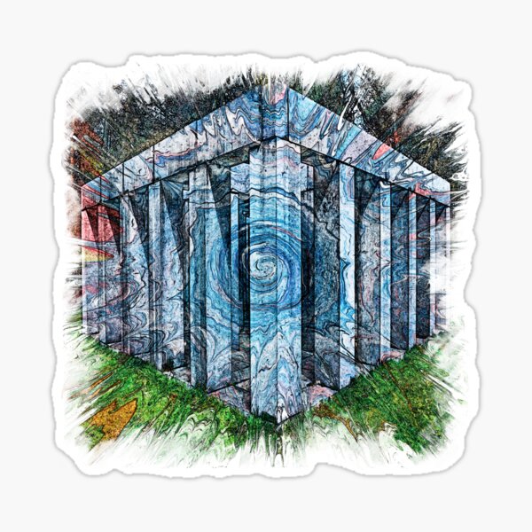 The Atlas of Dreams - Color Plate 206 Sticker