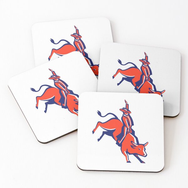 Item preview, Red Rodeo Cowboy Bull Rider Retro designed and sold by patrimonio.