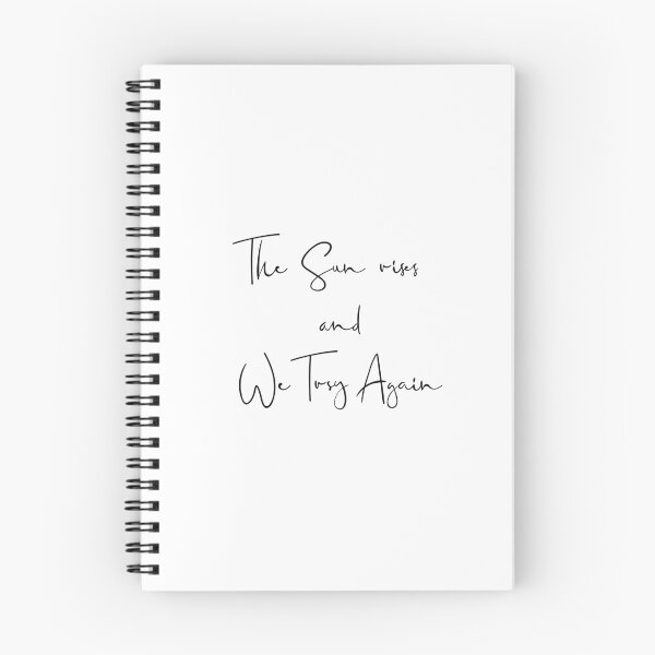 Item preview, The sun rises and we try again print designed and sold by Skippingbird.