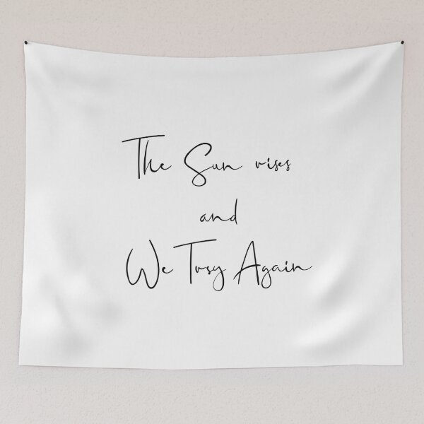 Item preview, The sun rises and we try again print designed and sold by Skippingbird.