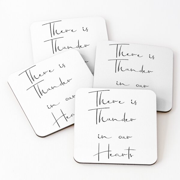 Item preview, There is thunder in our hearts designed and sold by Skippingbird.