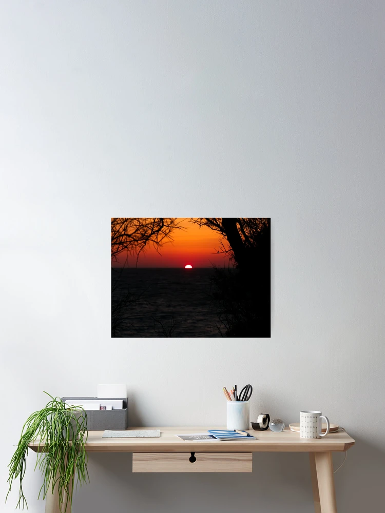 Thumbnail 2 of 3, Poster, Blured Sunset designed and sold by Riday.