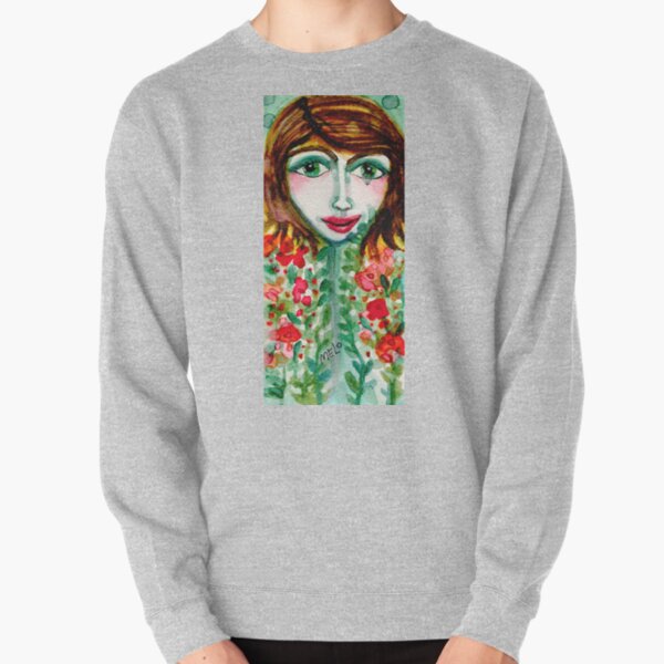 Flower Girl Pullover Sweatshirt
