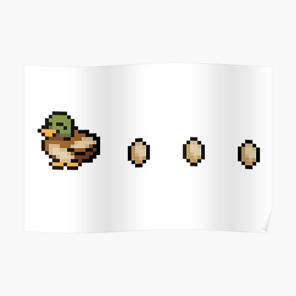 "Stardew Valley Duck Egg Parade" Poster by Katey506 Redbubble