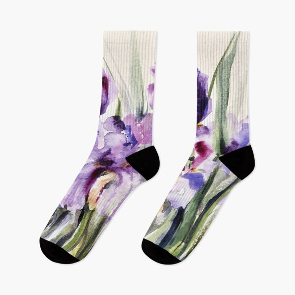 Item preview, Purple Iris Art Watercolor designed and sold by Teri Peterson.