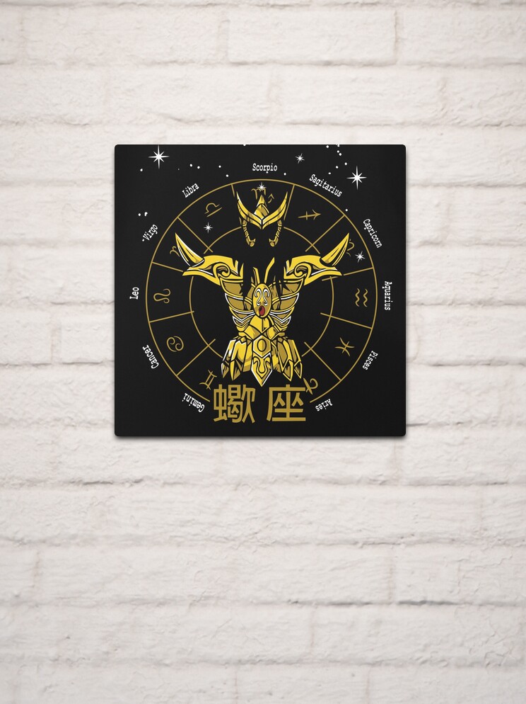 SCORPIO CLOTH - MILO GOLD CLOTH SAINT SEIYA | Metal Print