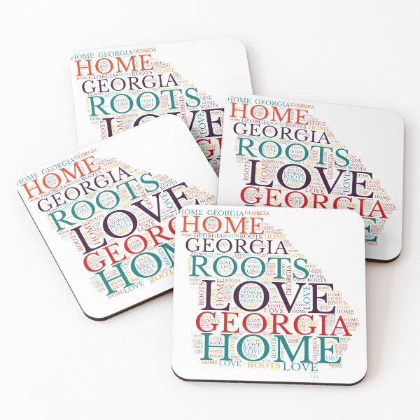 Item preview, Georgia Home, Love, Roots and Family Map designed and sold by marosharaf.