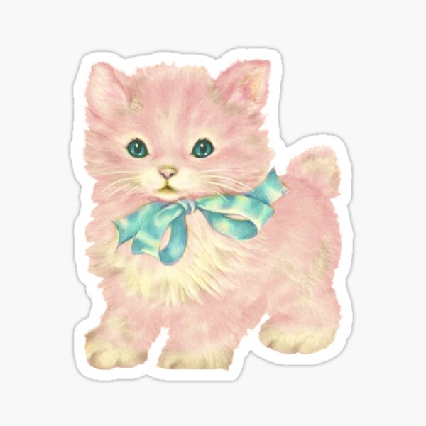 Item preview, Pink Kitten Vintage  designed and sold by rosejaw.