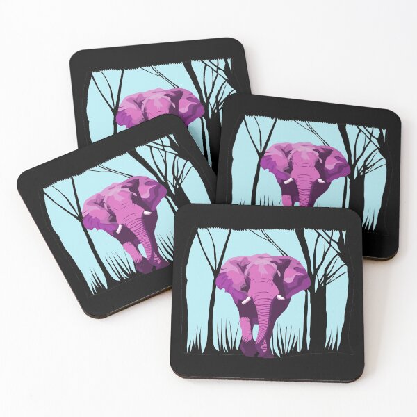 Item preview, Pink Elephant in a Blue Sky designed and sold by Eye on the Blueline.