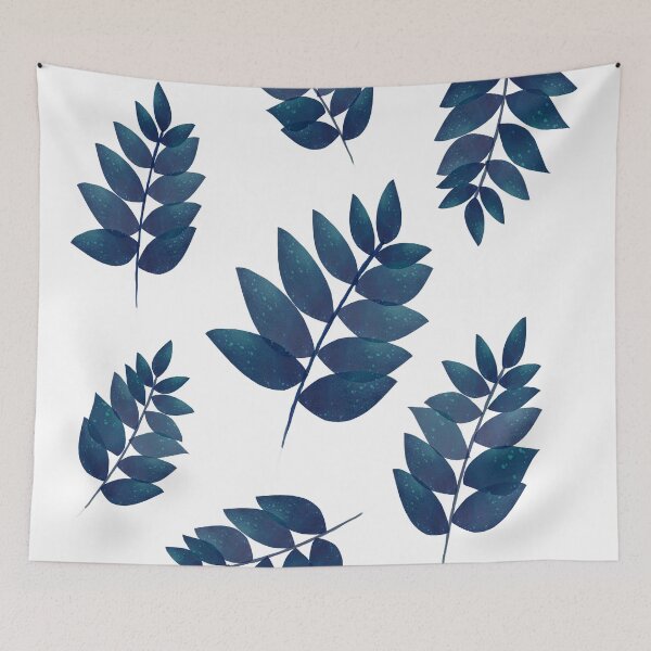 Item preview, Teal Galaxy Leaves designed and sold by PaintingbyAgnes.