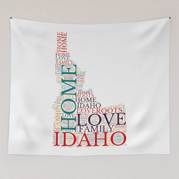 Item preview, Idaho Home, Love, Roots and Family Map designed and sold by marosharaf.