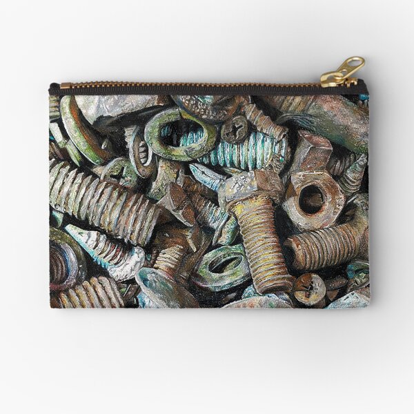 Nuts and bolts Zipper Pouch
