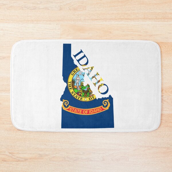 Item preview, Idaho map flag designed and sold by marosharaf.