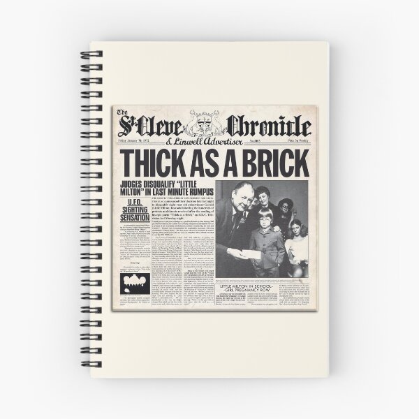 Item preview, Jethro Tull - Thick as a Brick Newspaper designed and sold by Blinded By The Light.