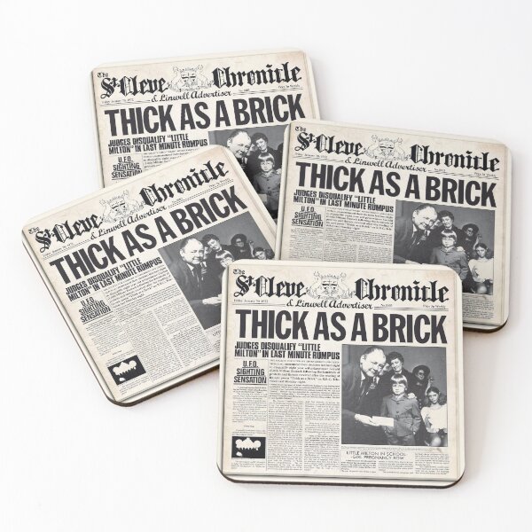 Item preview, Jethro Tull - Thick as a Brick Newspaper designed and sold by Blinded By The Light.