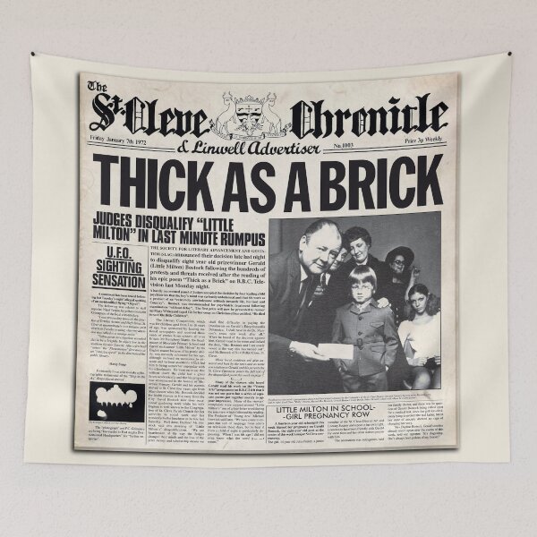 Item preview, Jethro Tull - Thick as a Brick Newspaper designed and sold by Blinded By The Light.