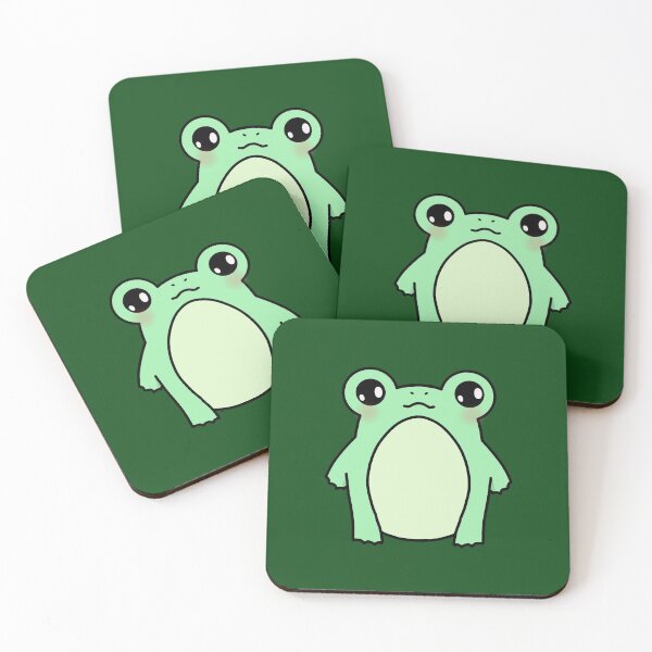 Item preview, Cute Green Frog designed and sold by Akiiena.