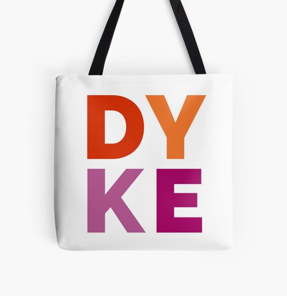 Lesbian Flag Dyke All Over Print Tote Bag