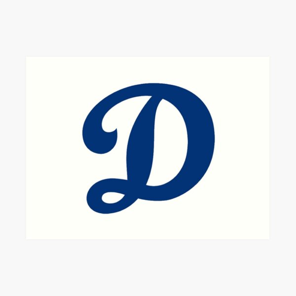 Dodgers D logo custom