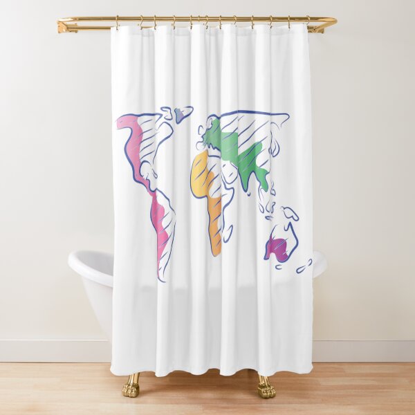 Item preview, Hand drawn World map  outline sketch  designed and sold by mashmosh.