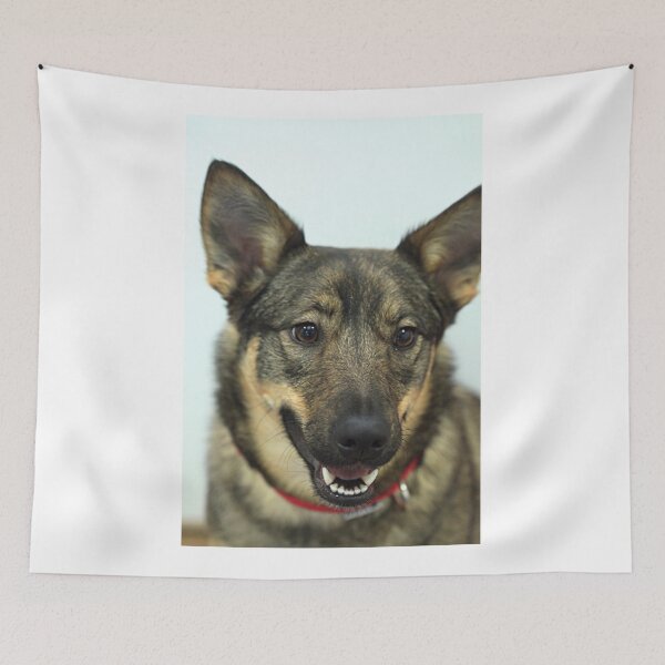 Item preview, Portrait of grey dog designed and sold by olena2552.