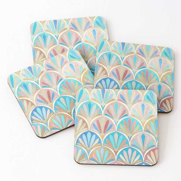 Item preview, Vintage Twenties Art Deco Pastel Pattern designed and sold by micklyn.