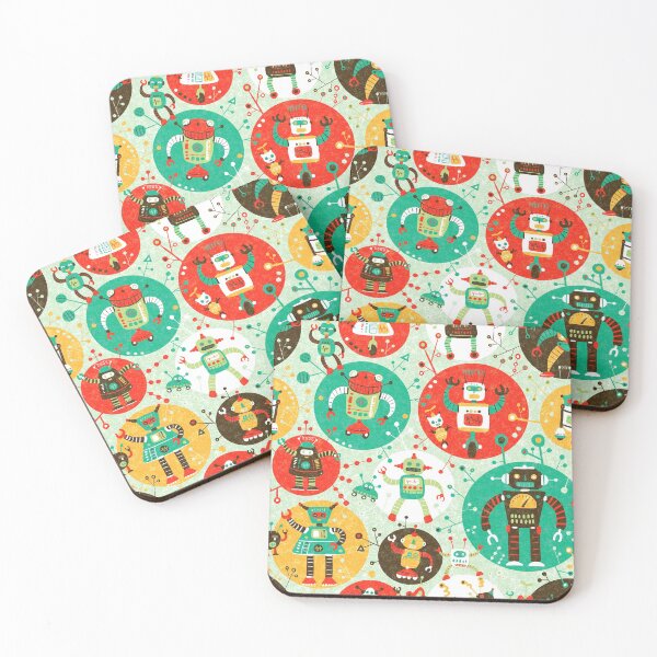 Item preview, Vintage Robots designed and sold by Gaia Marfurt.
