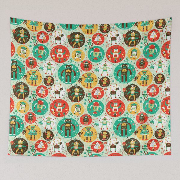 Item preview, Vintage Robots designed and sold by Gaia Marfurt.