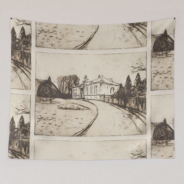 Item preview, The House (1902) by Edvard Munch  designed and sold by Vintage Designs +.
