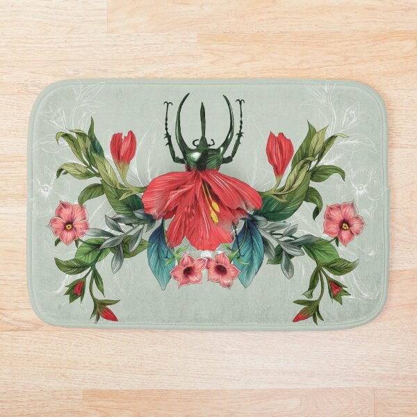 Blooming Bug Bath Mat