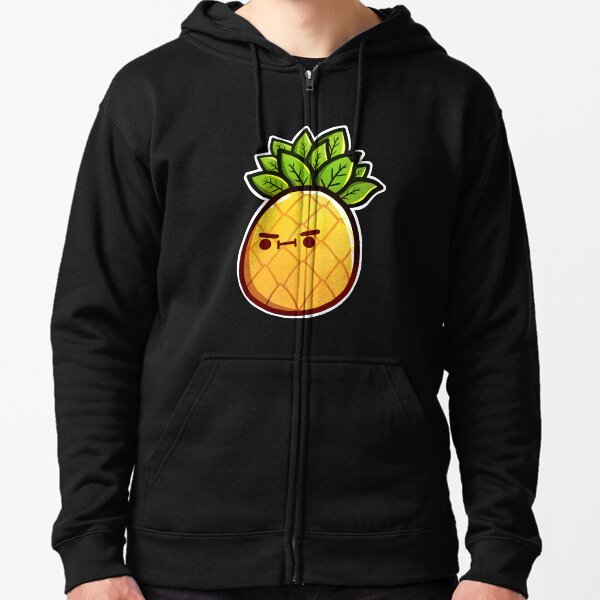 Mr Pineapple Zipped Hoodie