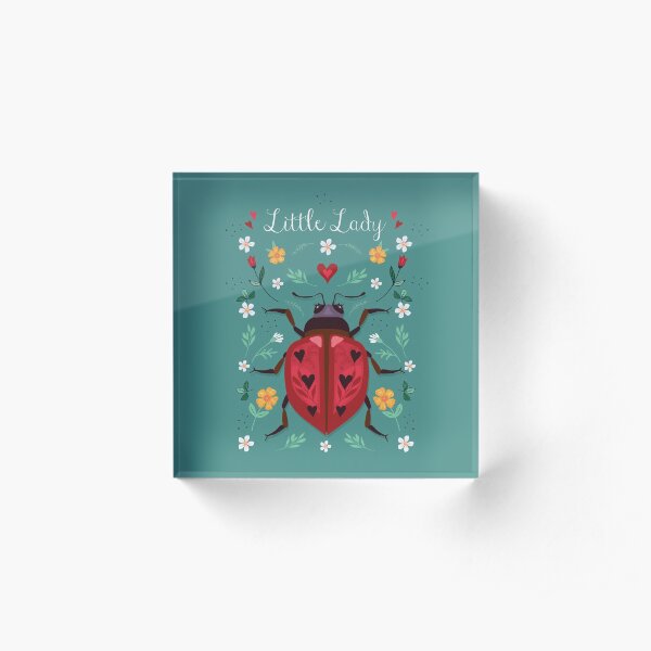 Little Lady Acrylic Block