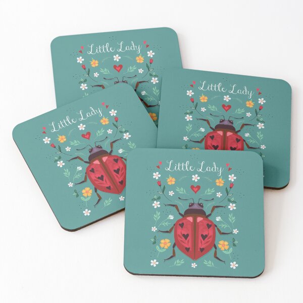 Little Lady Coasters (Set of 4)