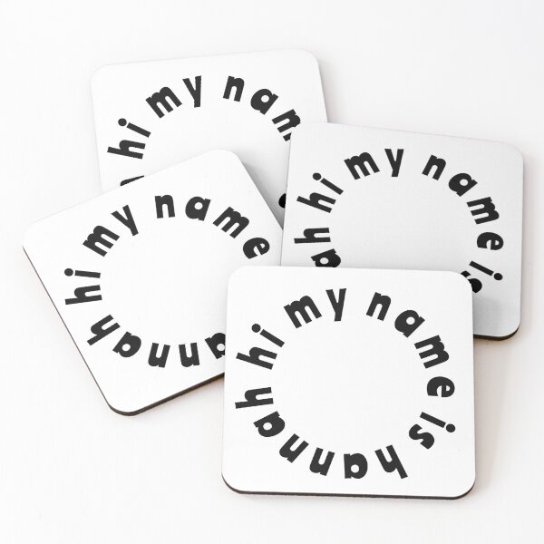 Item preview, hi my name is hannah designed and sold by sassysstickers.