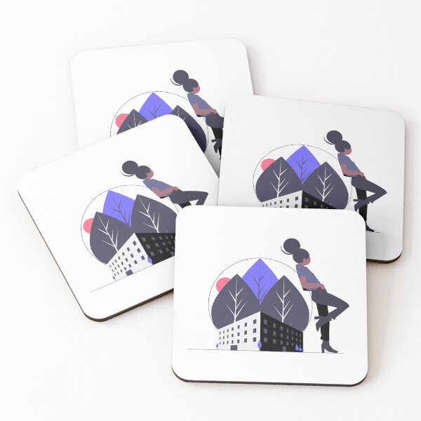 Item preview, Contemporary Urban Girl Illustration designed and sold by repeat art.