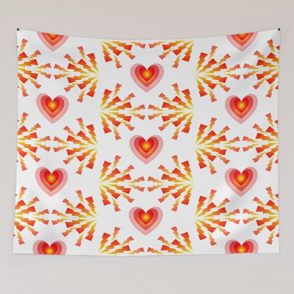 Item preview, Beating heart burning with love designed and sold by helenkaiy.