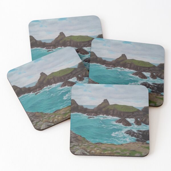 Item preview, Kynance cove oil painting designed and sold by Barbara Ann Hesford.