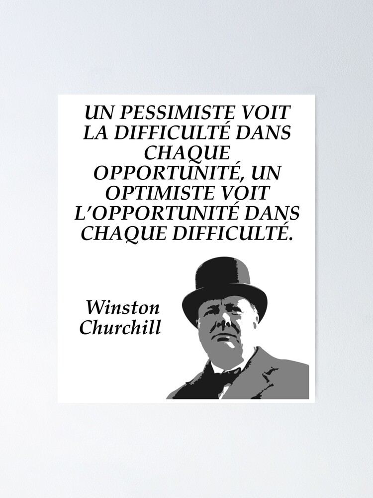 Winston Churchill Quote Poster For Sale By El Farouk Redbubble