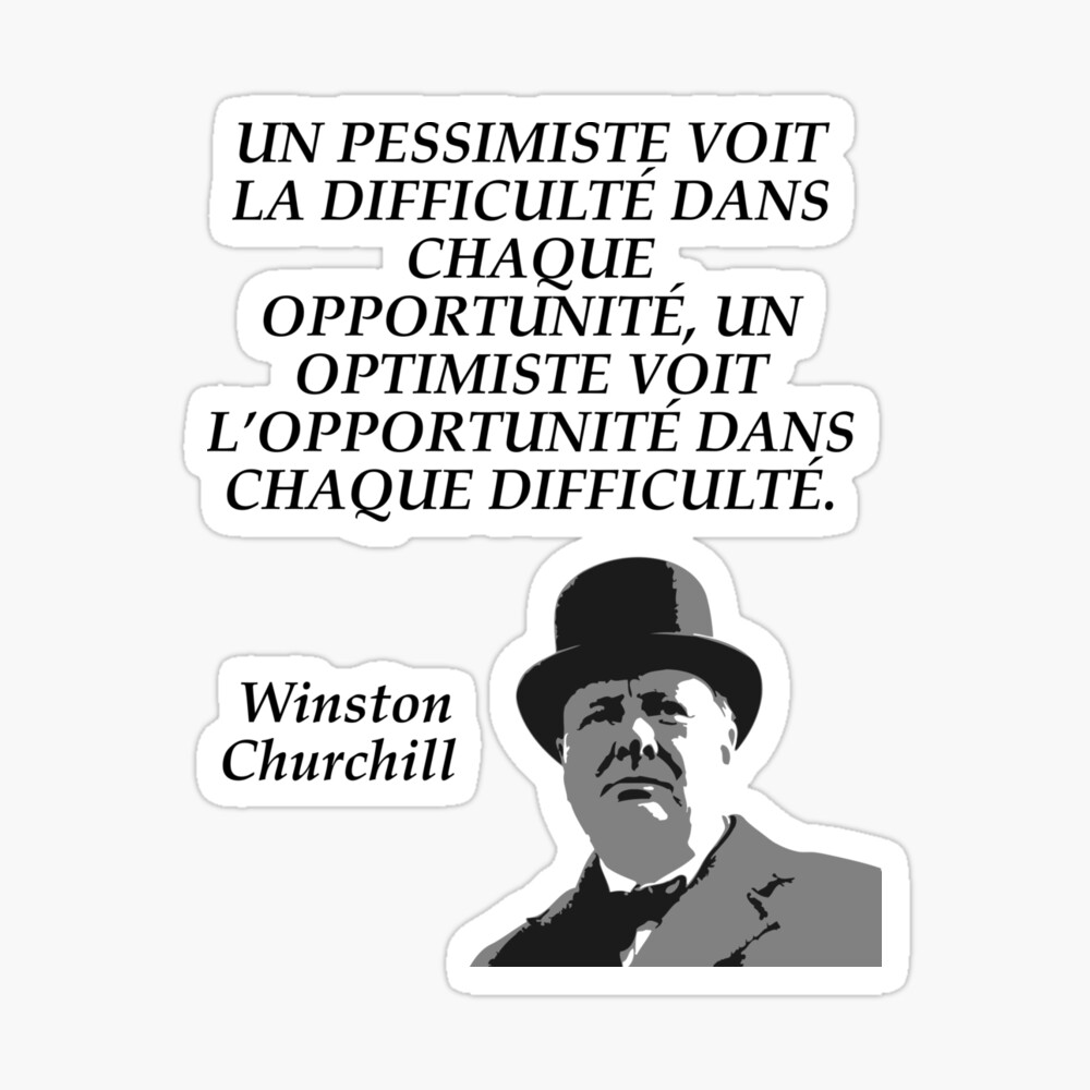 Carte De Vœux Winston Churchill Citation Portait Par El Farouk Redbubble