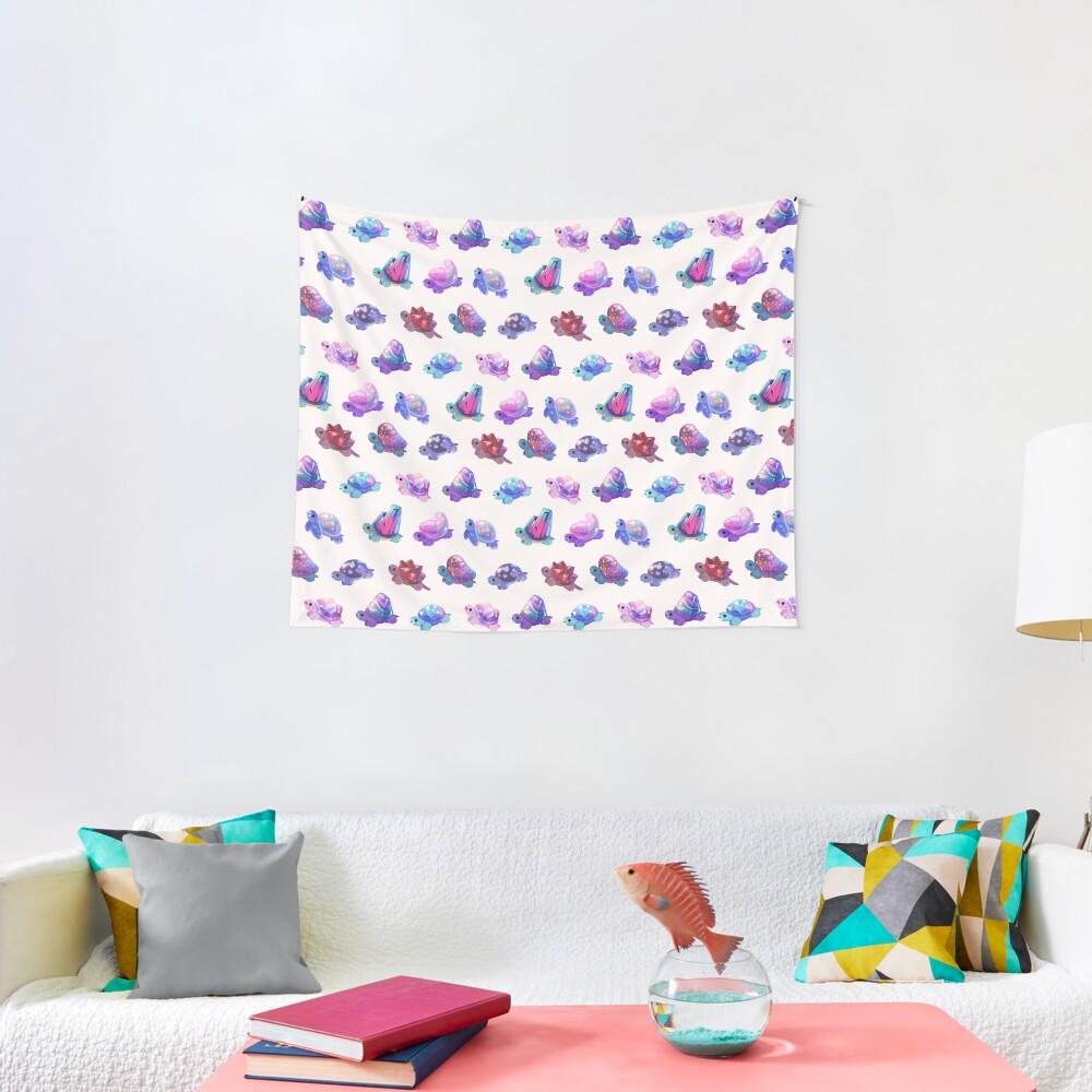 Jewel turtle - pastel Tapestry