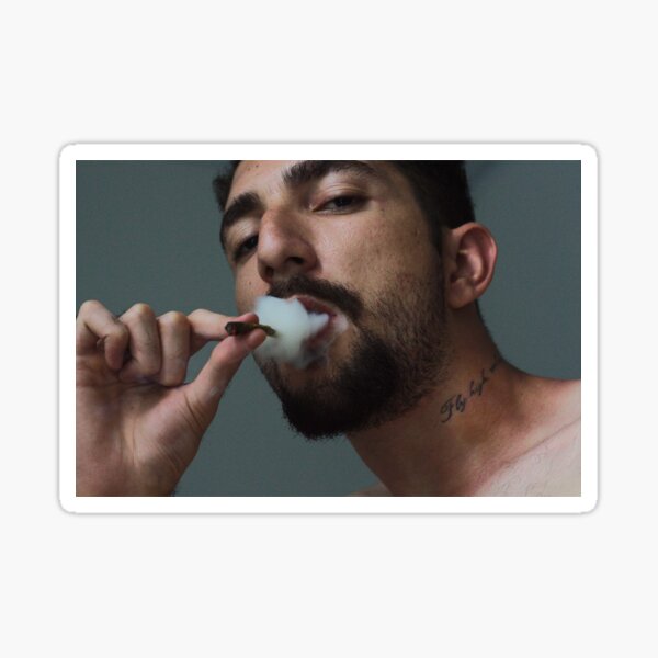 Smoking man Sticker