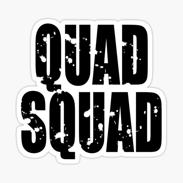 Quad Squad Stickers Redbubble