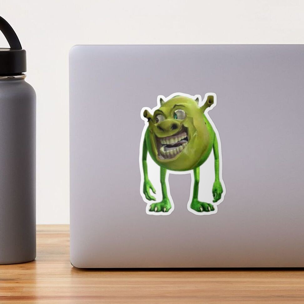  Jess-Sha Store 3 PCs Stickers Shrek Wazowski, Shrek