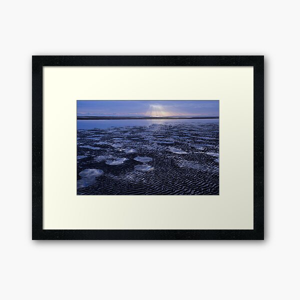 LOW TIDE Framed Art Print