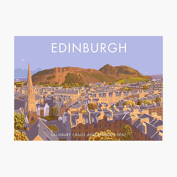 Item preview, Edinburgh, salisbury crags, arthur's seat designed and sold by smillership.