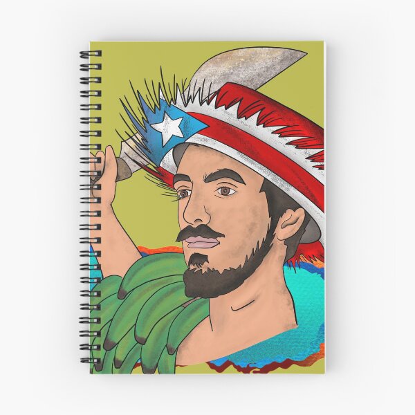 Item preview, Jíbaro soy with machete in hand designed and sold by Karina Negron.