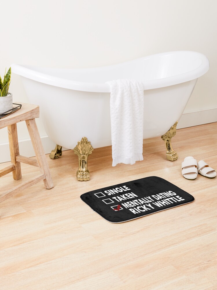 Thumbnail 2 of 6, Bath Mat, Dating Ricky designed and sold by Sasya.