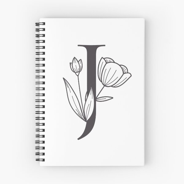 Item preview, Letra J floral designed and sold by Moindo.